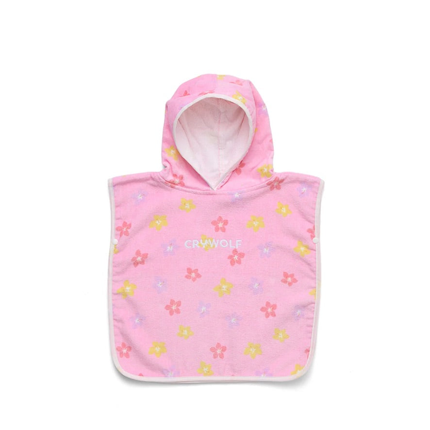 Baby hooded towel - Hibiscus bloom
