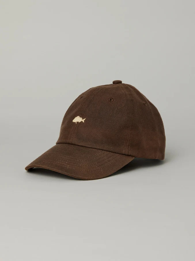 STAMP TILLER WAX CAP - BROWN