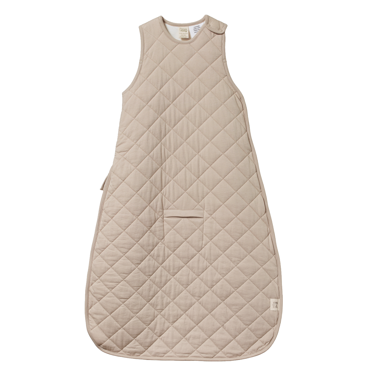 Quilted cotton & merino duvet sleeping bag - Feather