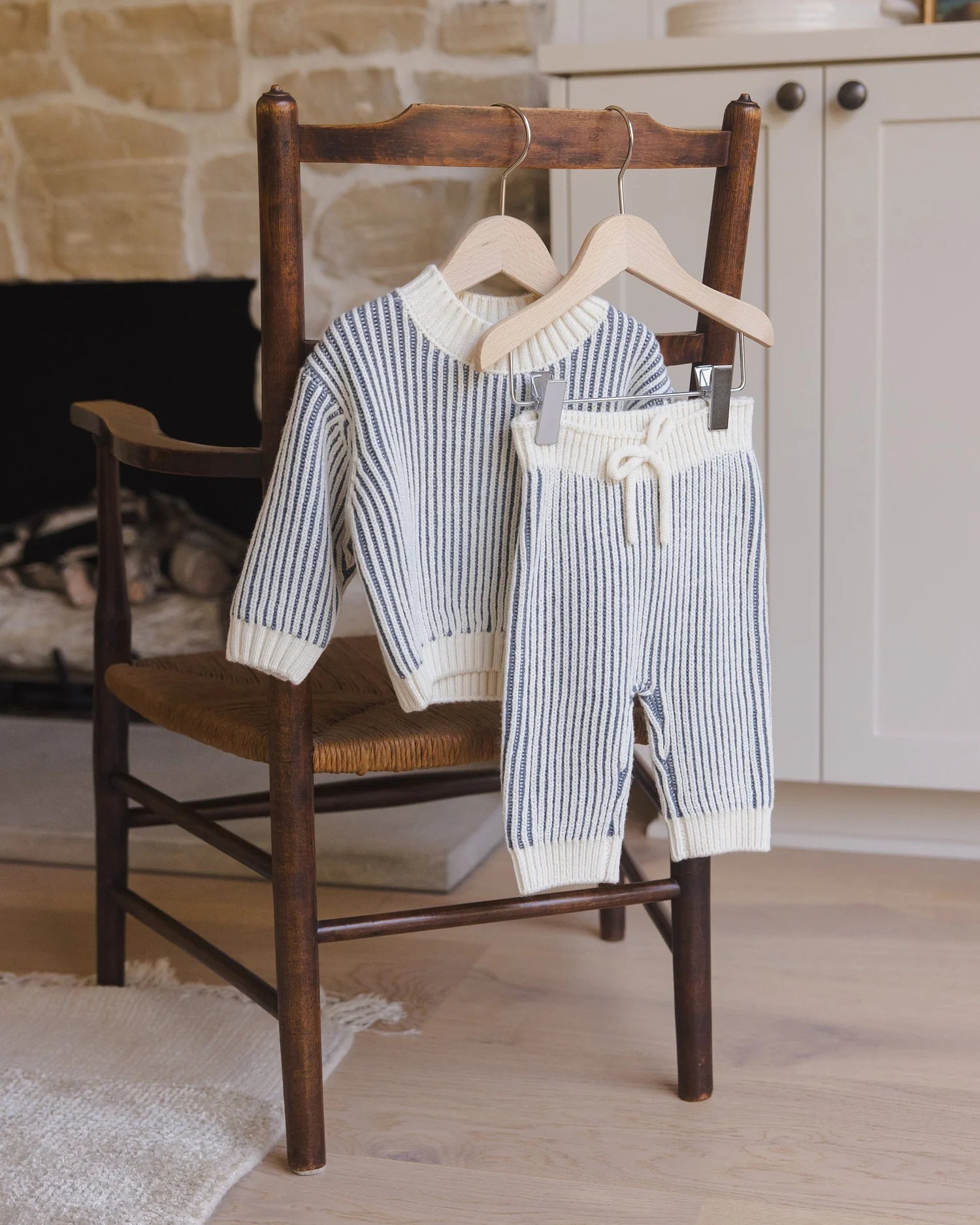 Relaxed knit sweater - Ocean