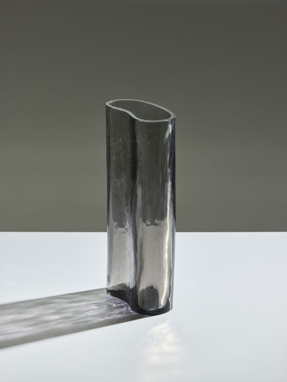 Cove Vase - Tall Grey