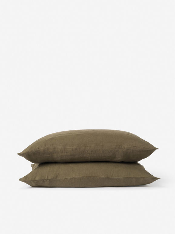 Linen Pillowcase Pair - Ivy