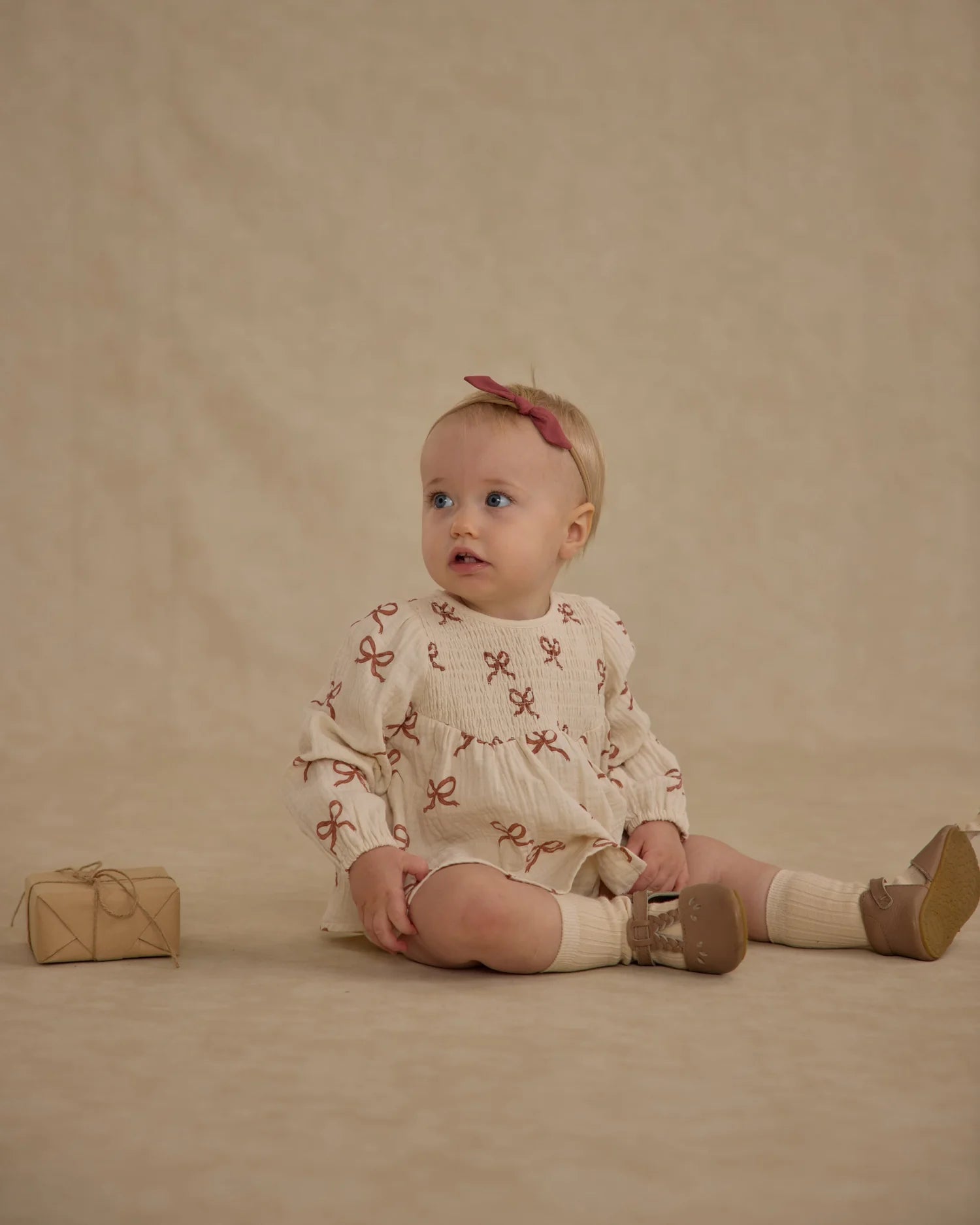 Sophia top + bloomer set - Ruby bows