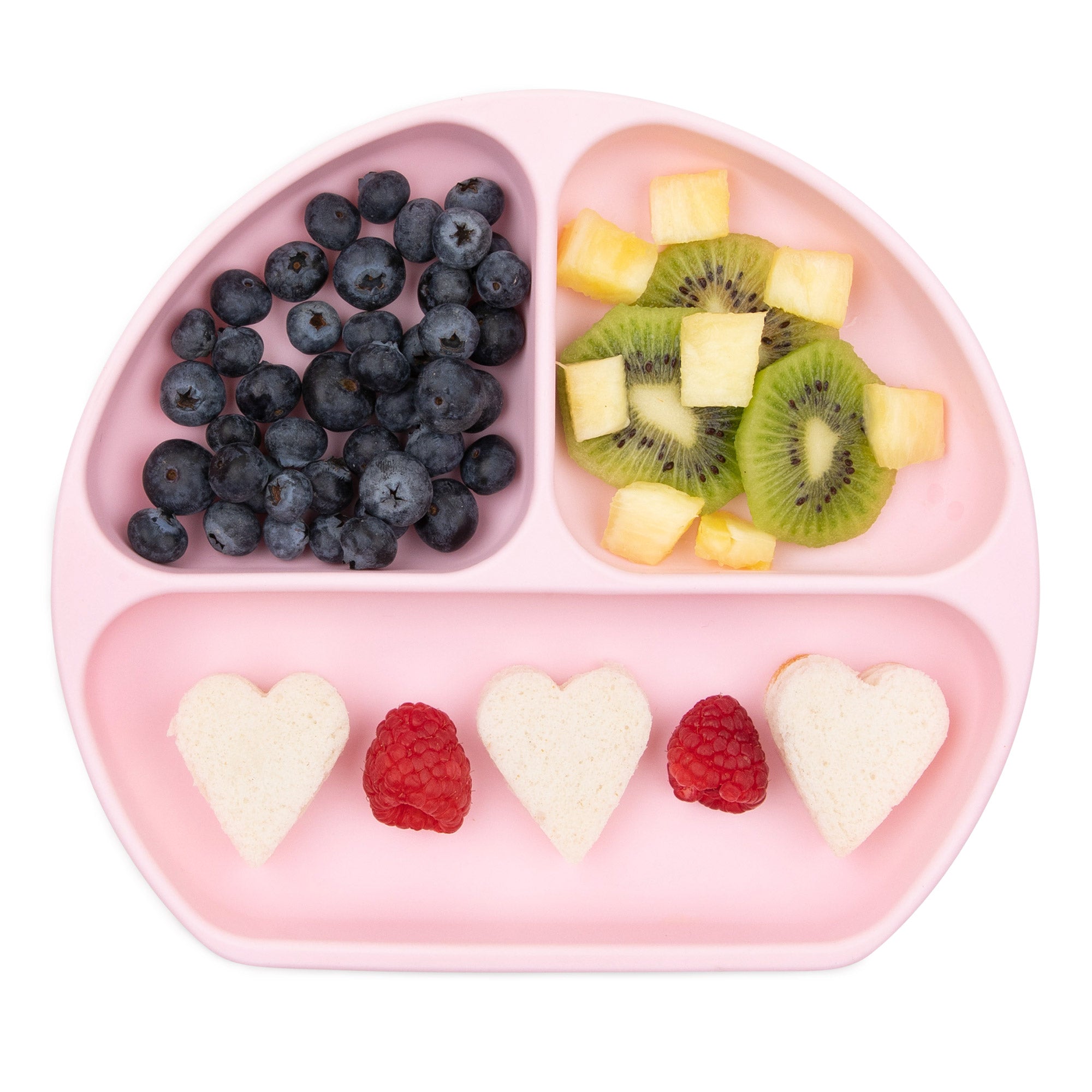 Bumkins Silicone Grip Dish - Pink