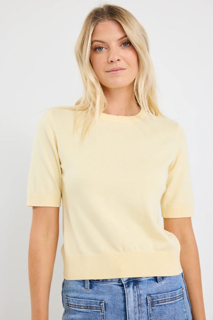 Edition Lemon Crewneck Knit Tee
