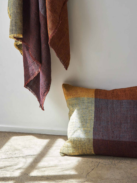 Miro Cushion Cover - Custard/Multi