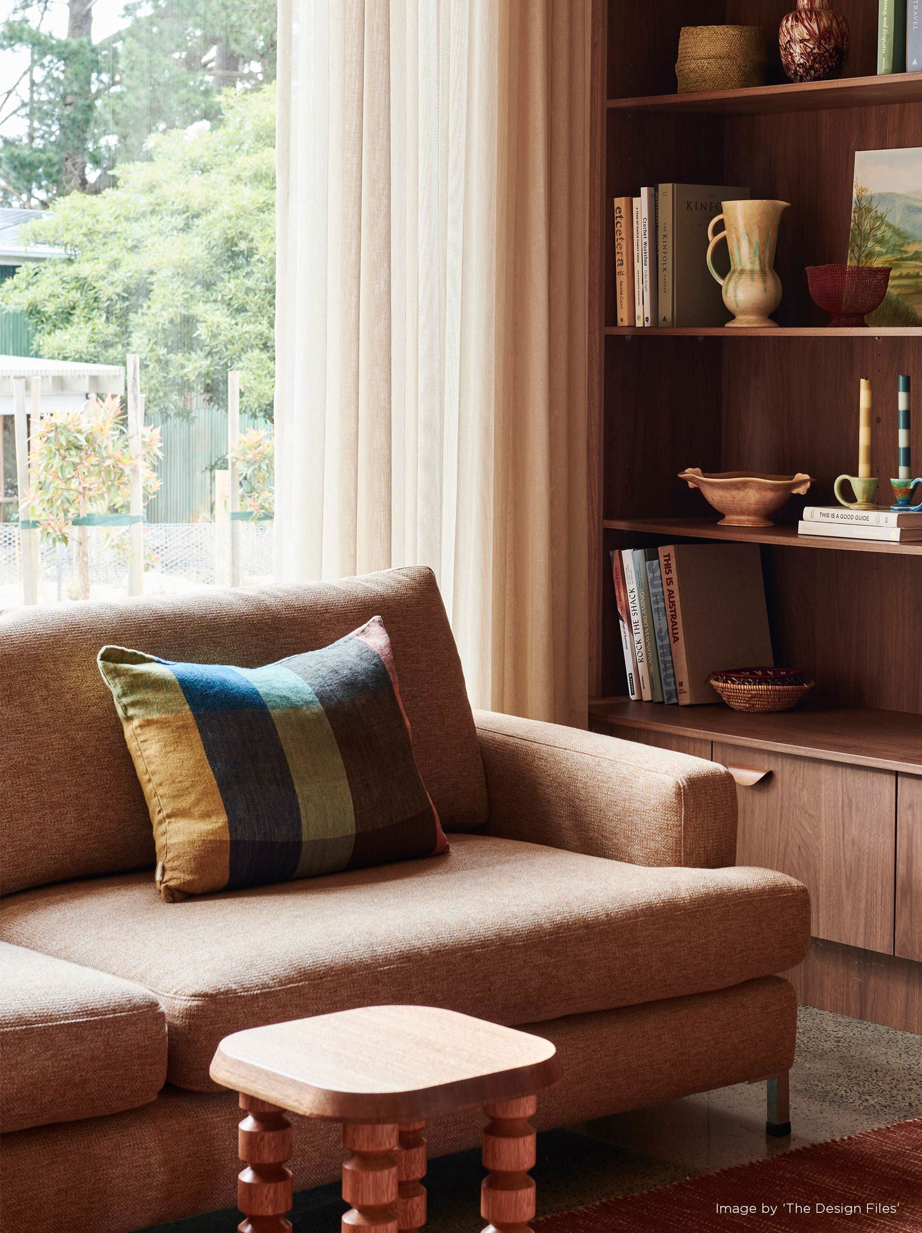 Cabin Linen Cushion Cover - Kermit/Multi