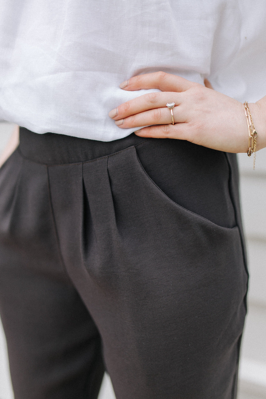 Zara pant - espresso (PRE ORDER)