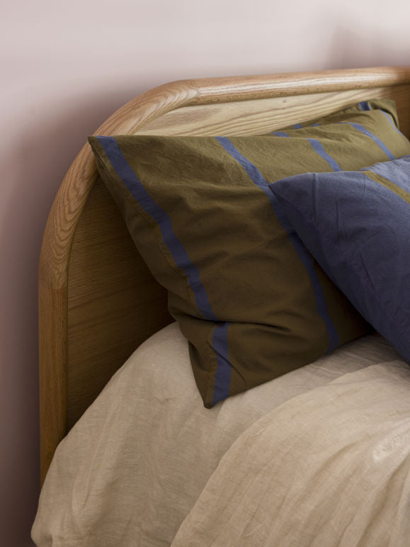 Duo Pillowcase Pair - Ivy/Aegean