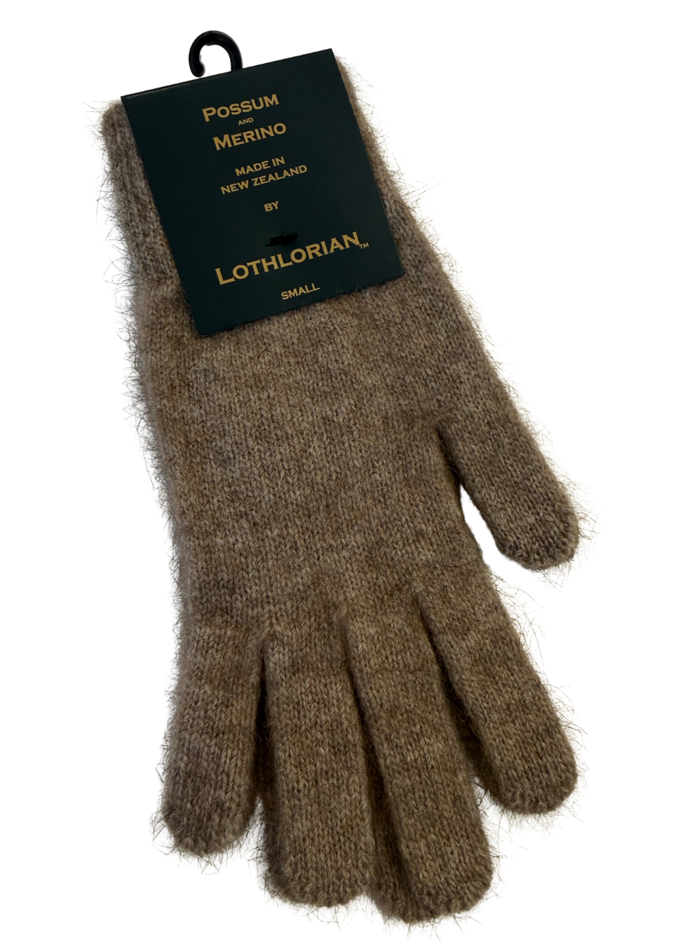 Plain Glove Possum & Merino - Natural