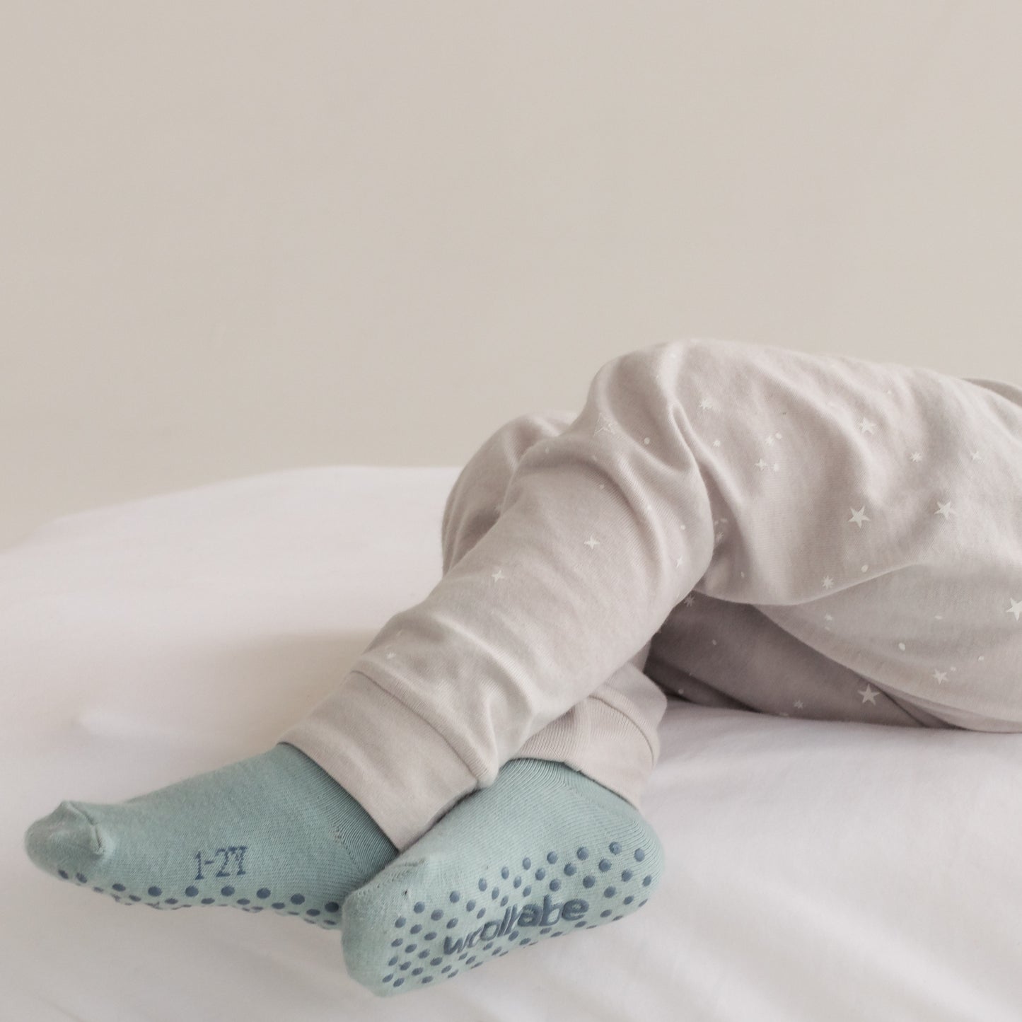 Woolbabe Merino & Organic Cotton Sleepy Socks - Tide