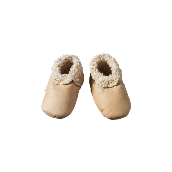 Lambskin booties - Cream