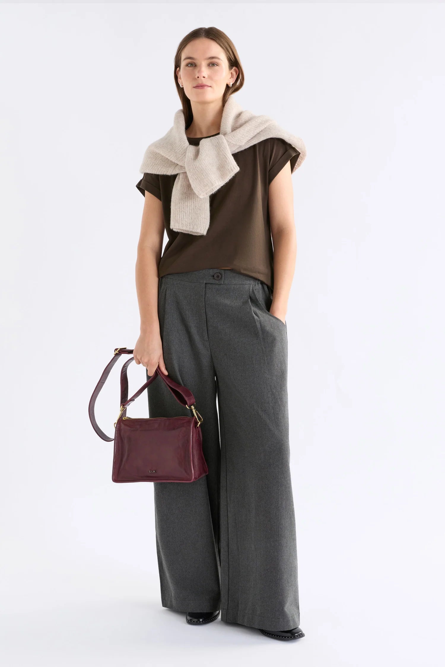Cille T-Shirt - Espresso