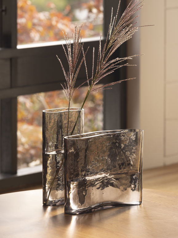 Cove Vase - Tall Grey