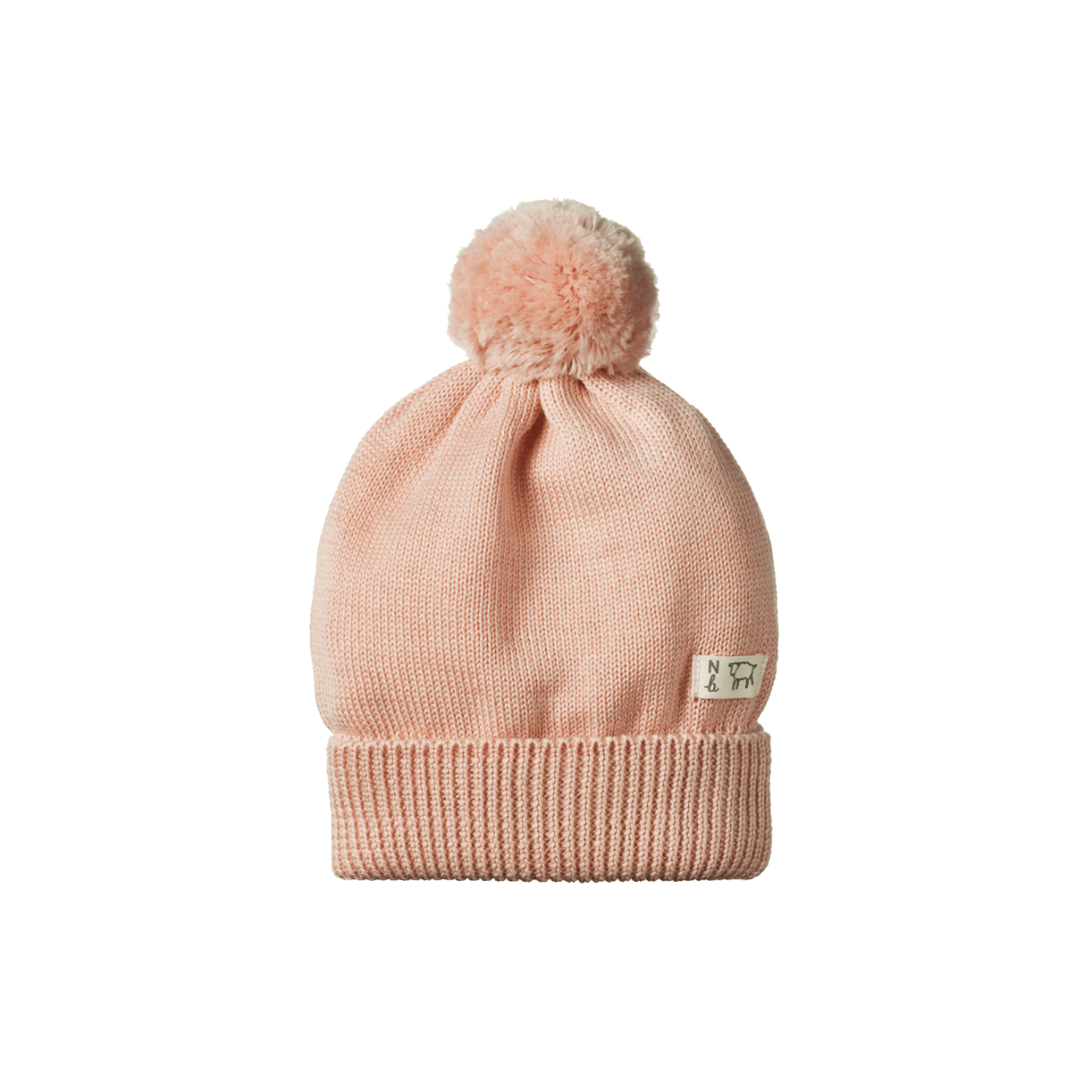 Alpine Pom Pom Beanie - Rose Dust