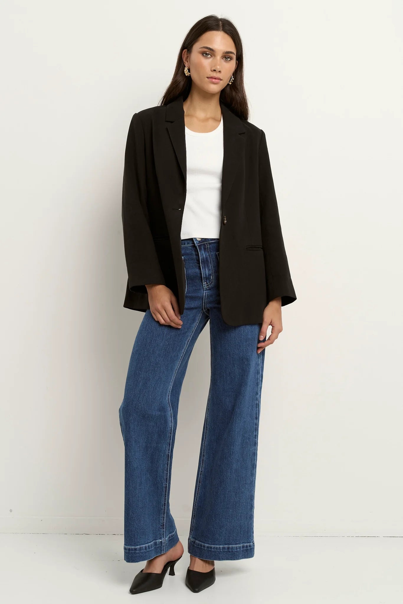 Atlantic Black Classic Blazer