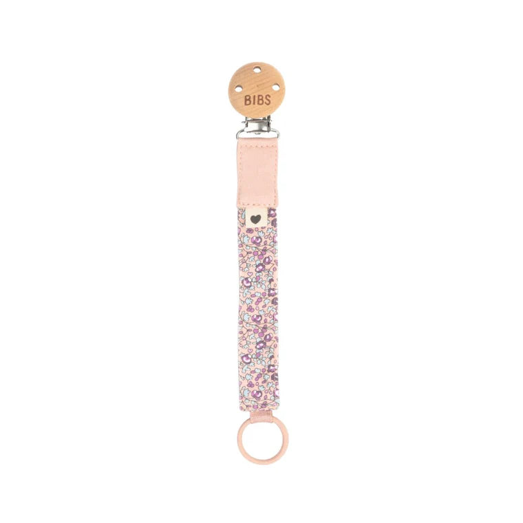 Liberty Pacifier Clip - Eloise/Blush