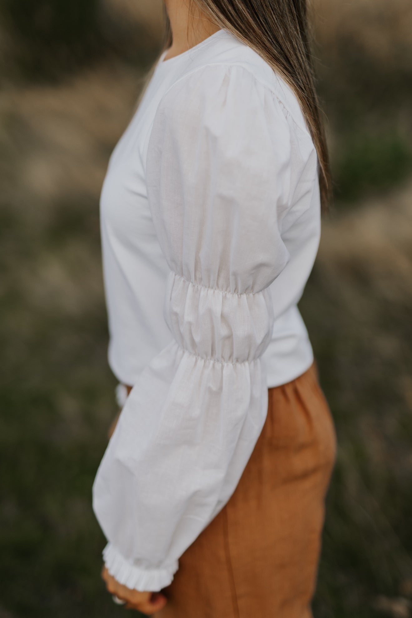 Victoria top in white