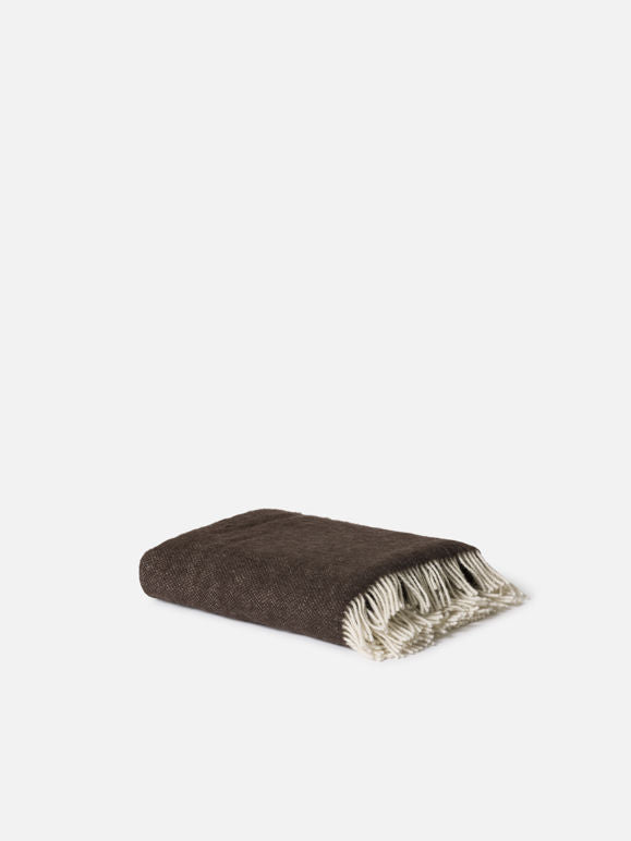 Wool Throw - Cocoa