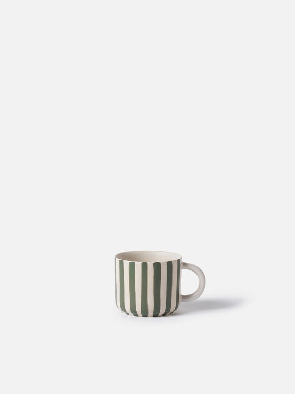Paloma Coffee Cup - Natural/Ivy