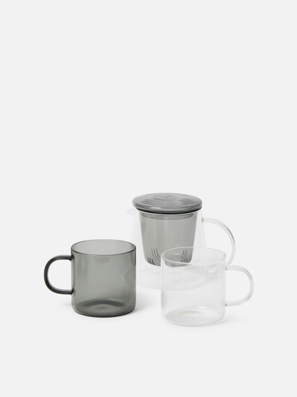 Glass Mug - Charcoal