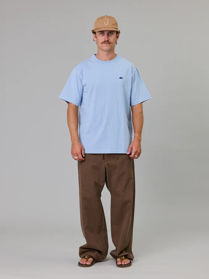 STAMP SEA TEE - WASHED BLUE