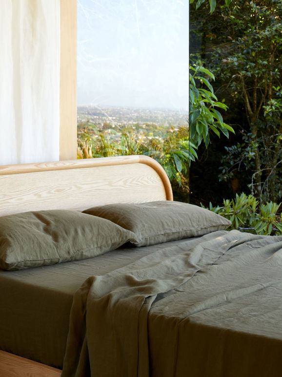 Linen Pillowcase Pair - Ivy