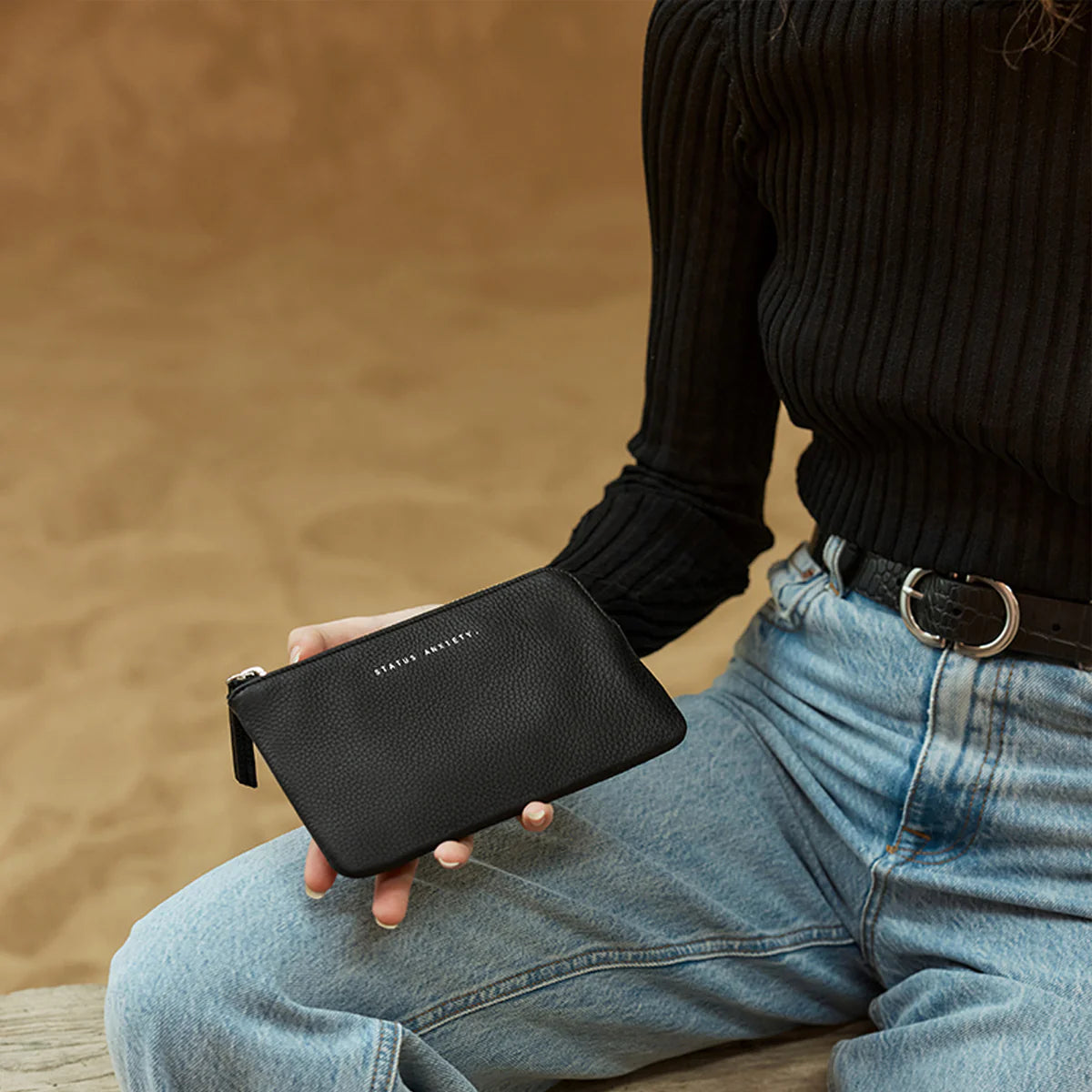 Smoke and Mirrors Wallet- Black