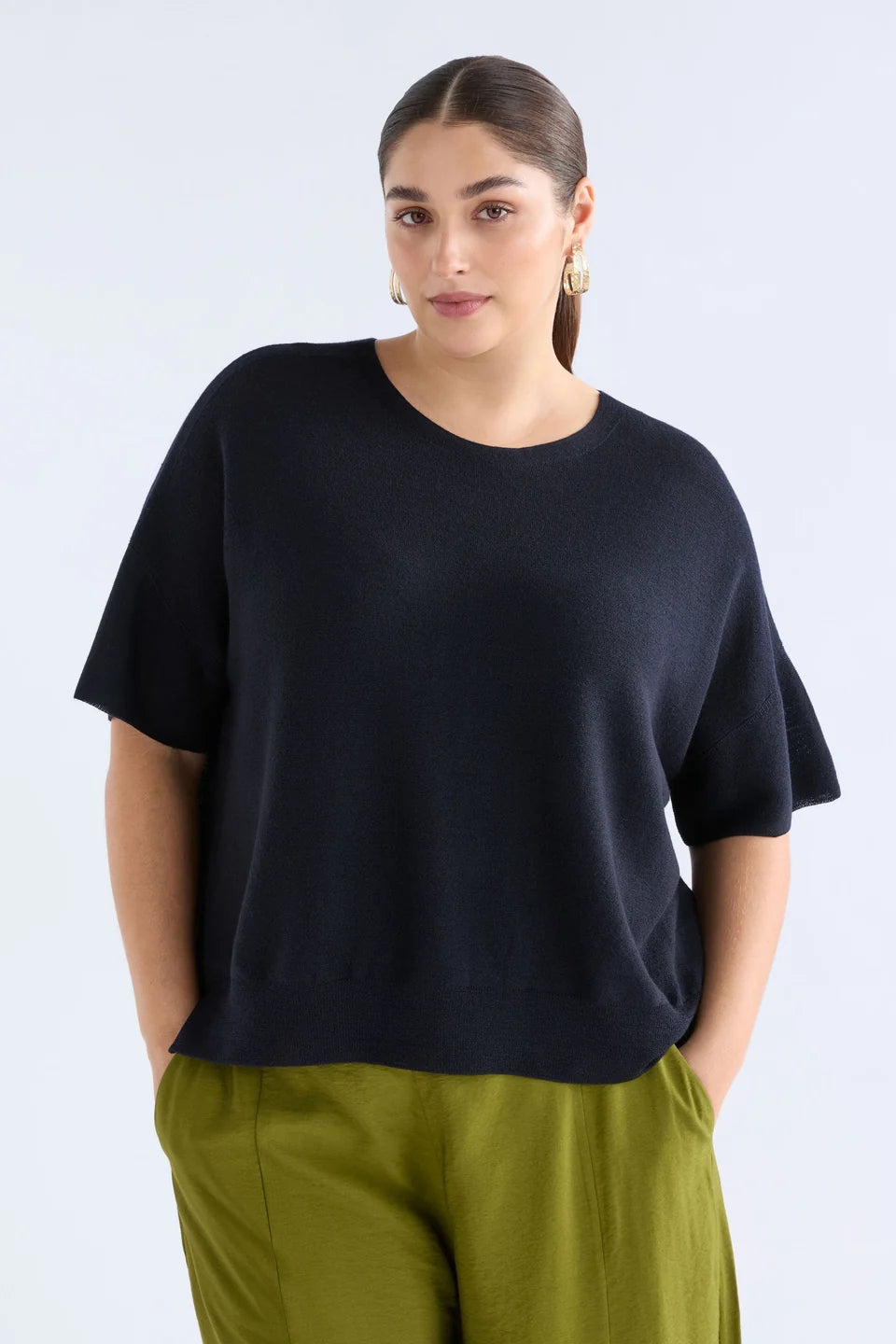 Kita knit top - Midnight