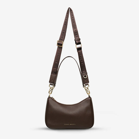 Look Both Ways Bag - Cocoa/Brushed Gold