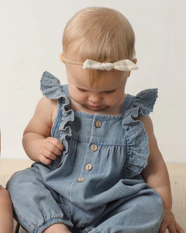 Nova Romper Lightweight Denim