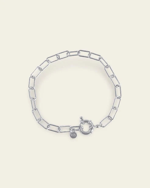 Heritage Paper Clip Chain Bracelet 19cm - Gold