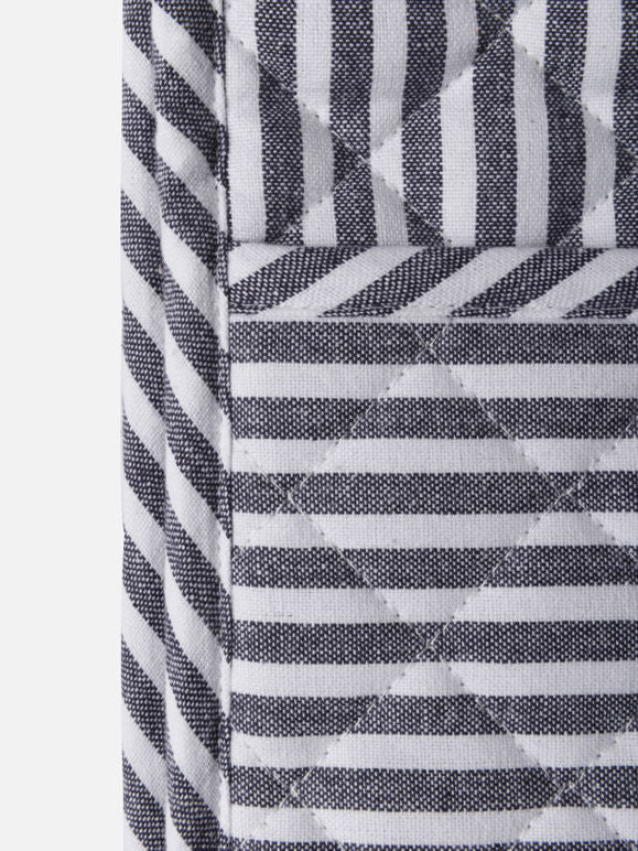 Classic Stripe Oven Glove - Navy/White