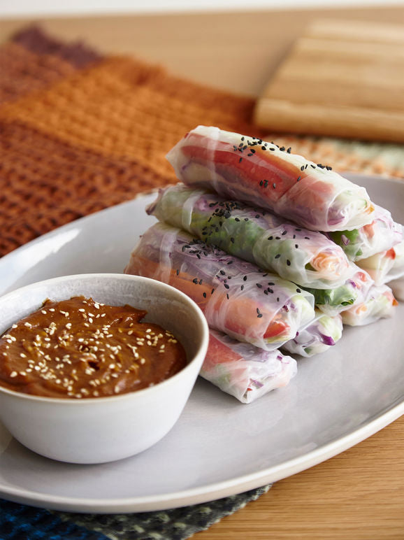 Finch Oval Platter - Grey/Natural