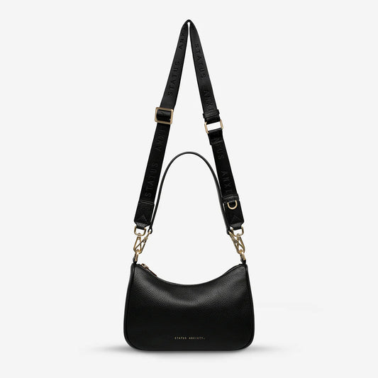 Look Both Ways Bag - Black/Brushed Gold