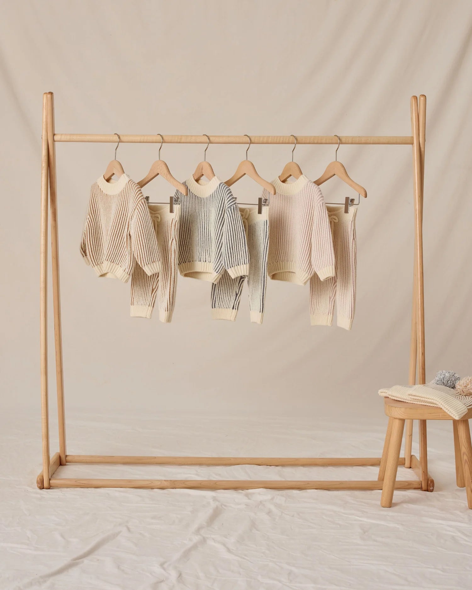 Relaxed knit sweater - Ocean