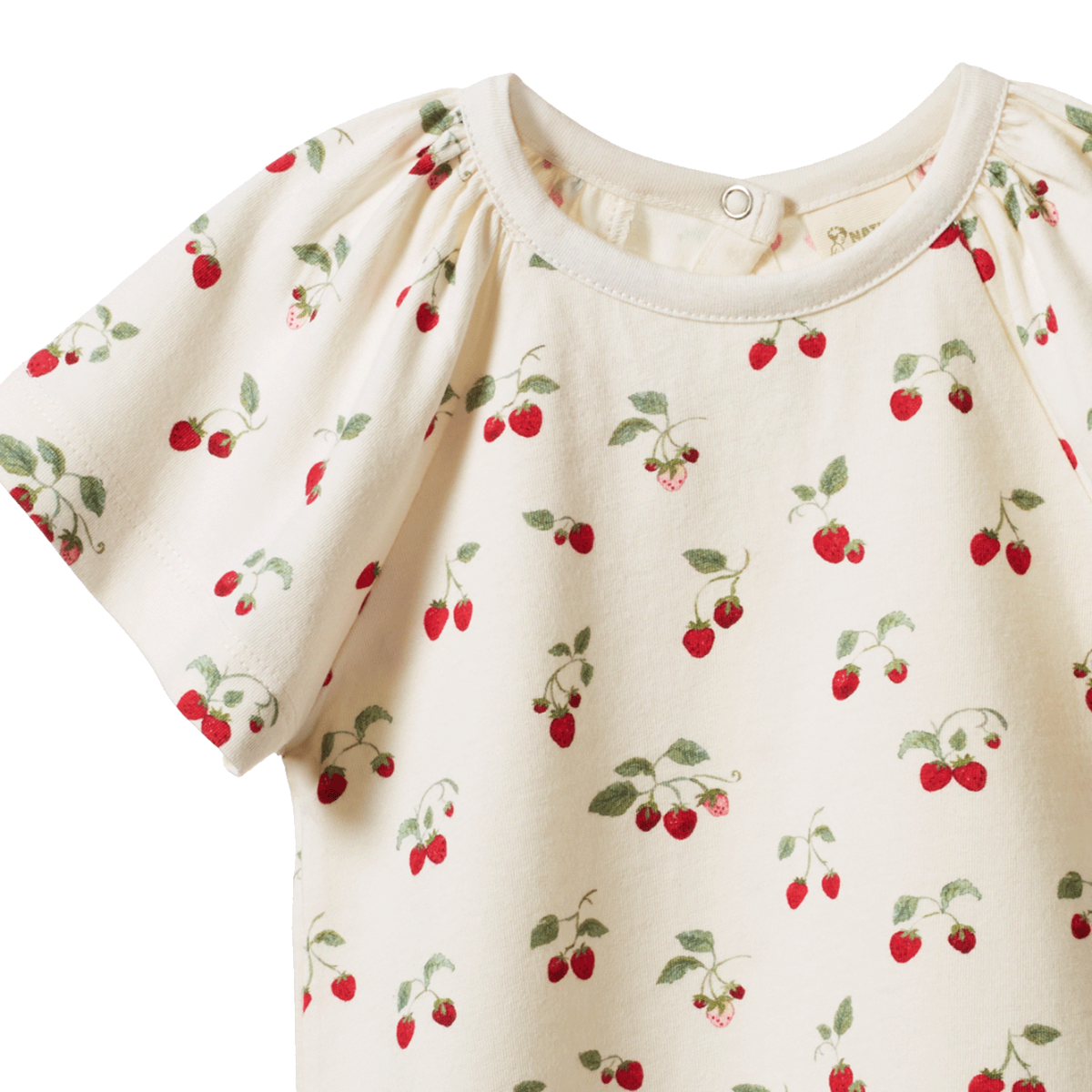 Faye Tee Strawberry Blush Print