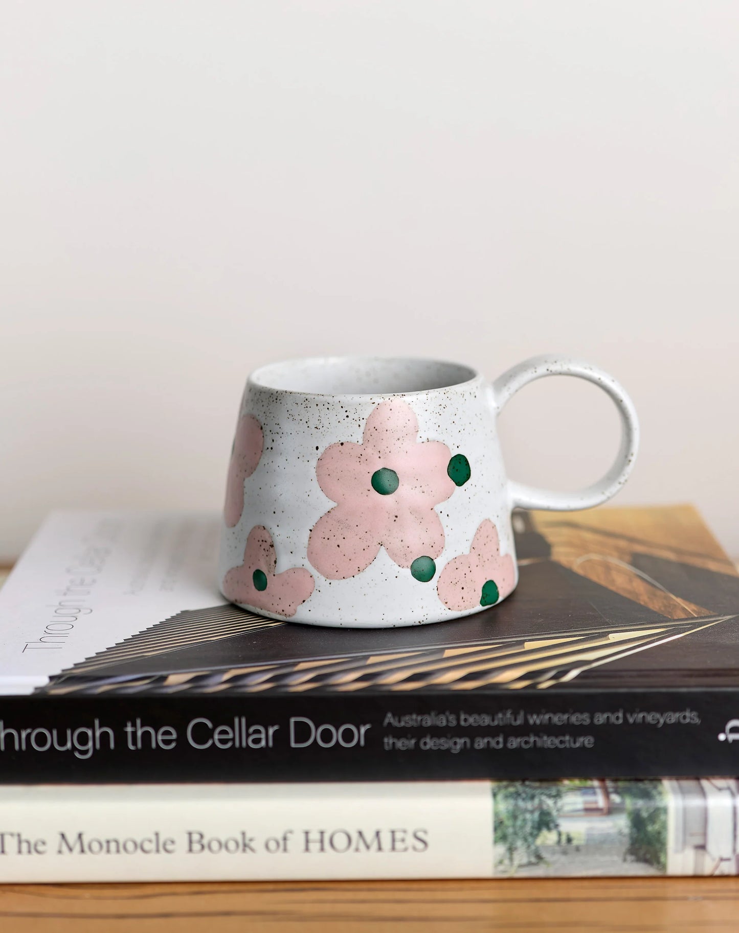 Gracie Large Handled Mug - Flower Garden