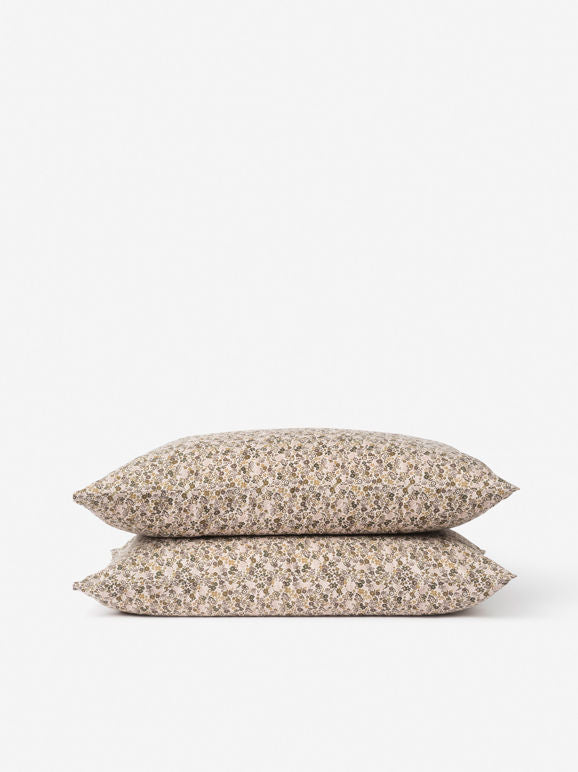 Wildflower Linen Pillowcase Pair