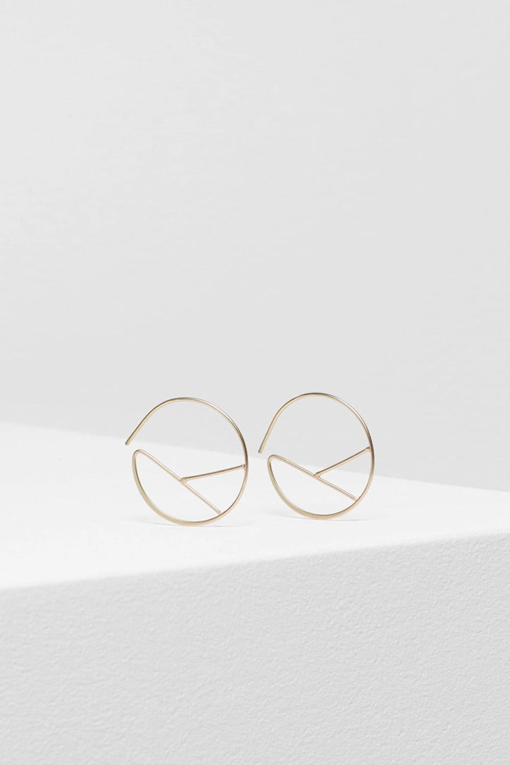 HALLIE EARRING - GOLD MATTE