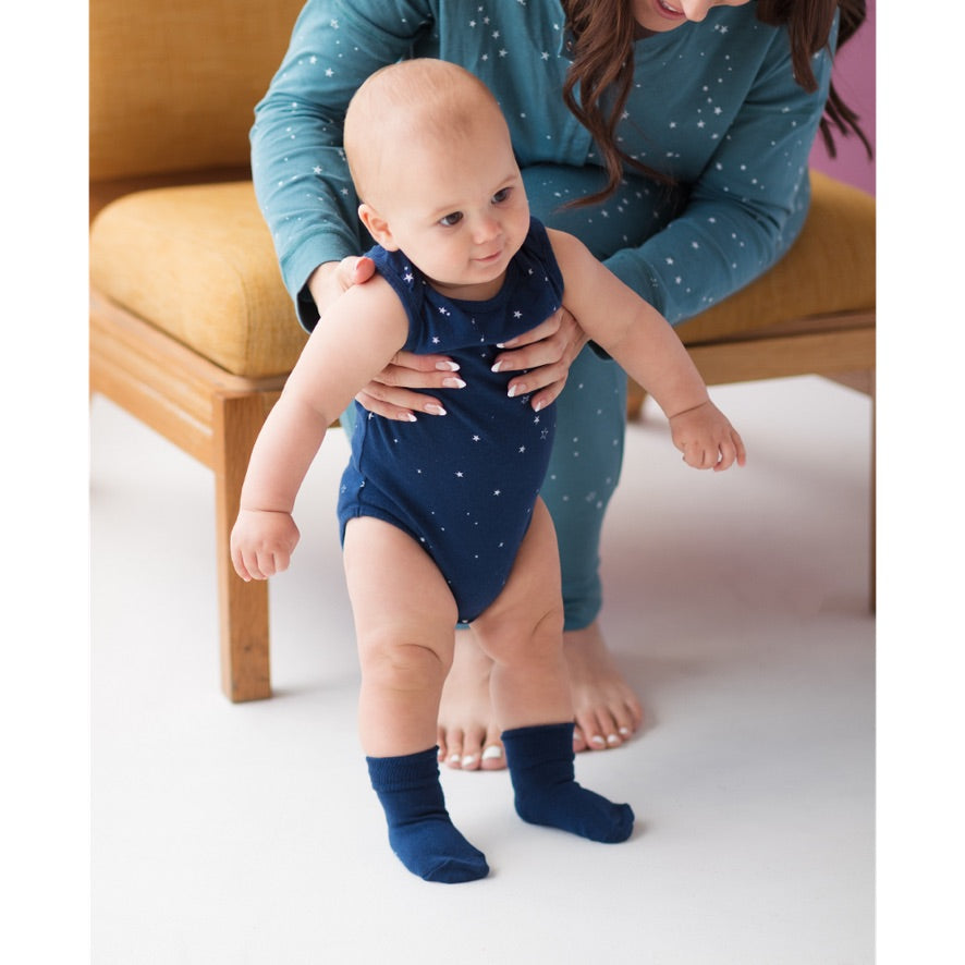 Merino & Organic Cotton Sleepy Socks - Midnight