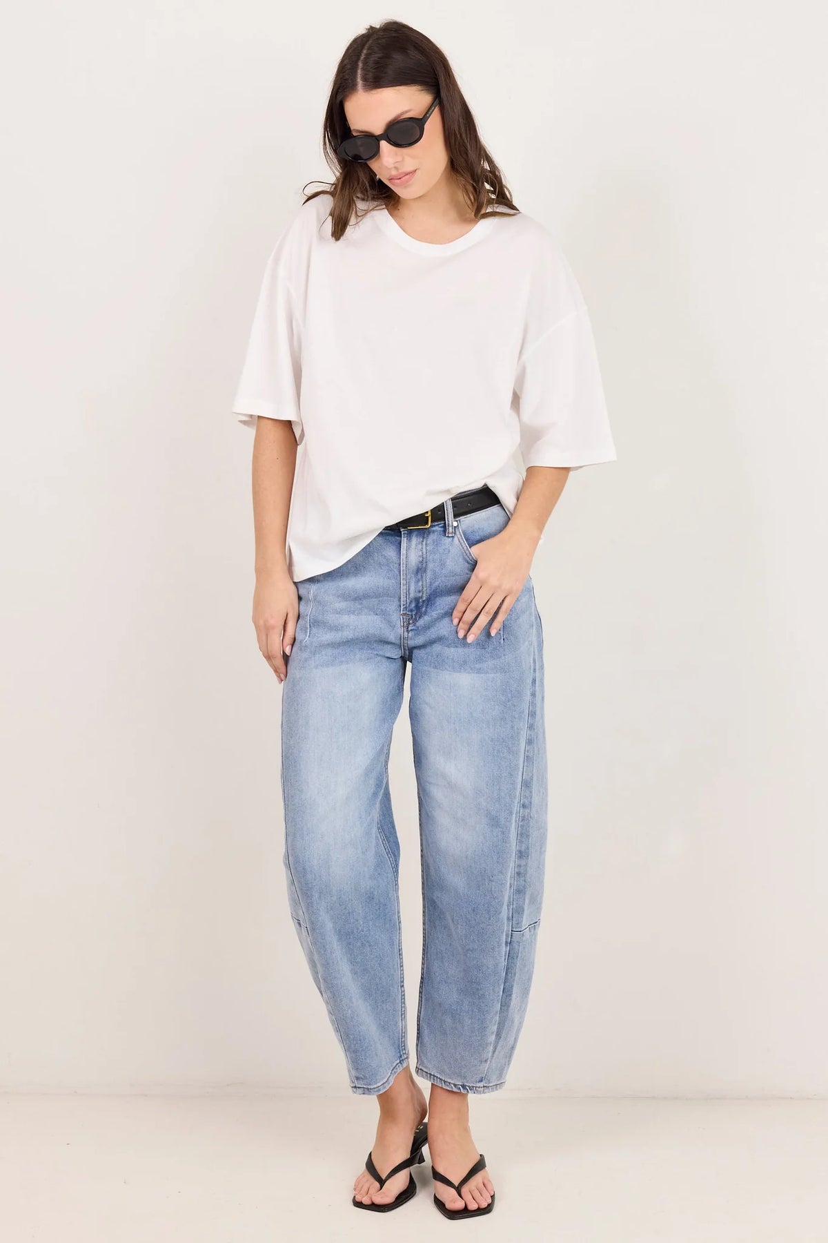 Boyfriend White Oversized Tee