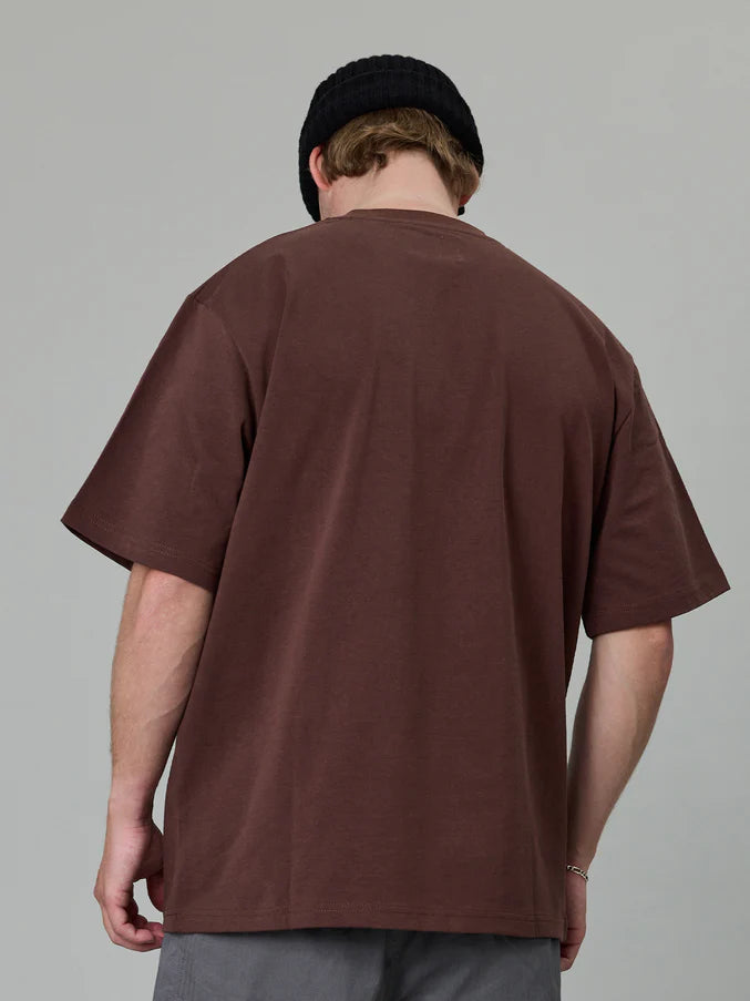 TAG HEAVY SHORE TEE - EARTH