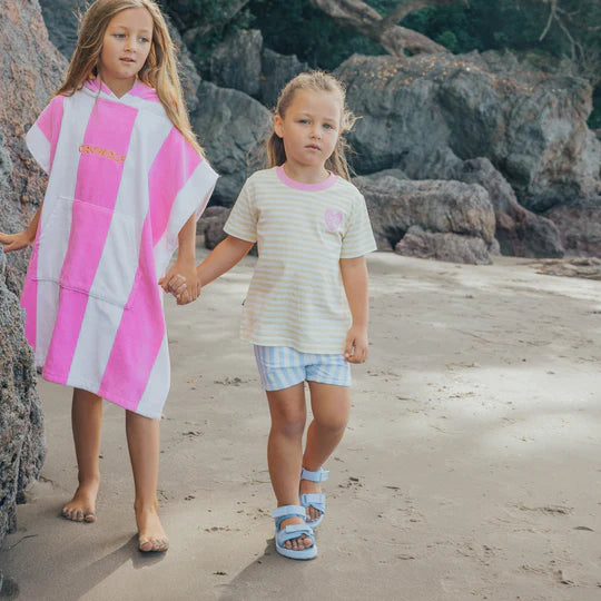 Sun Smart T Shirt - Lucky You Stripe