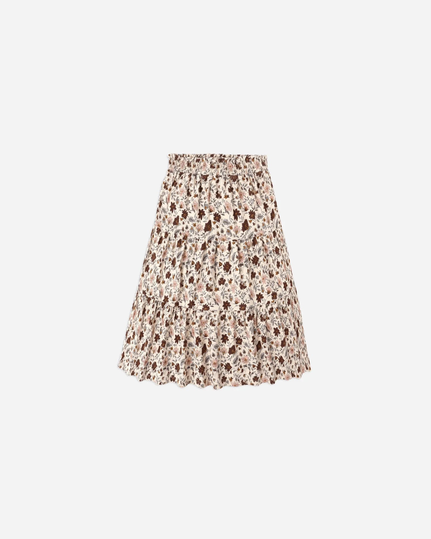 Ruffle Tiered Midi Skirt || Posy