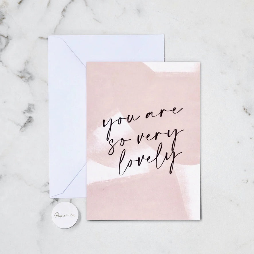 LOVELY GREETING CARD