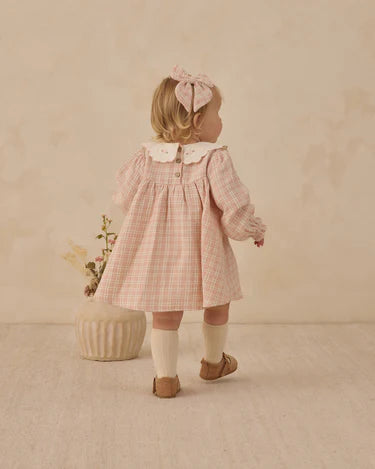 Callie Dress Pink Plaid