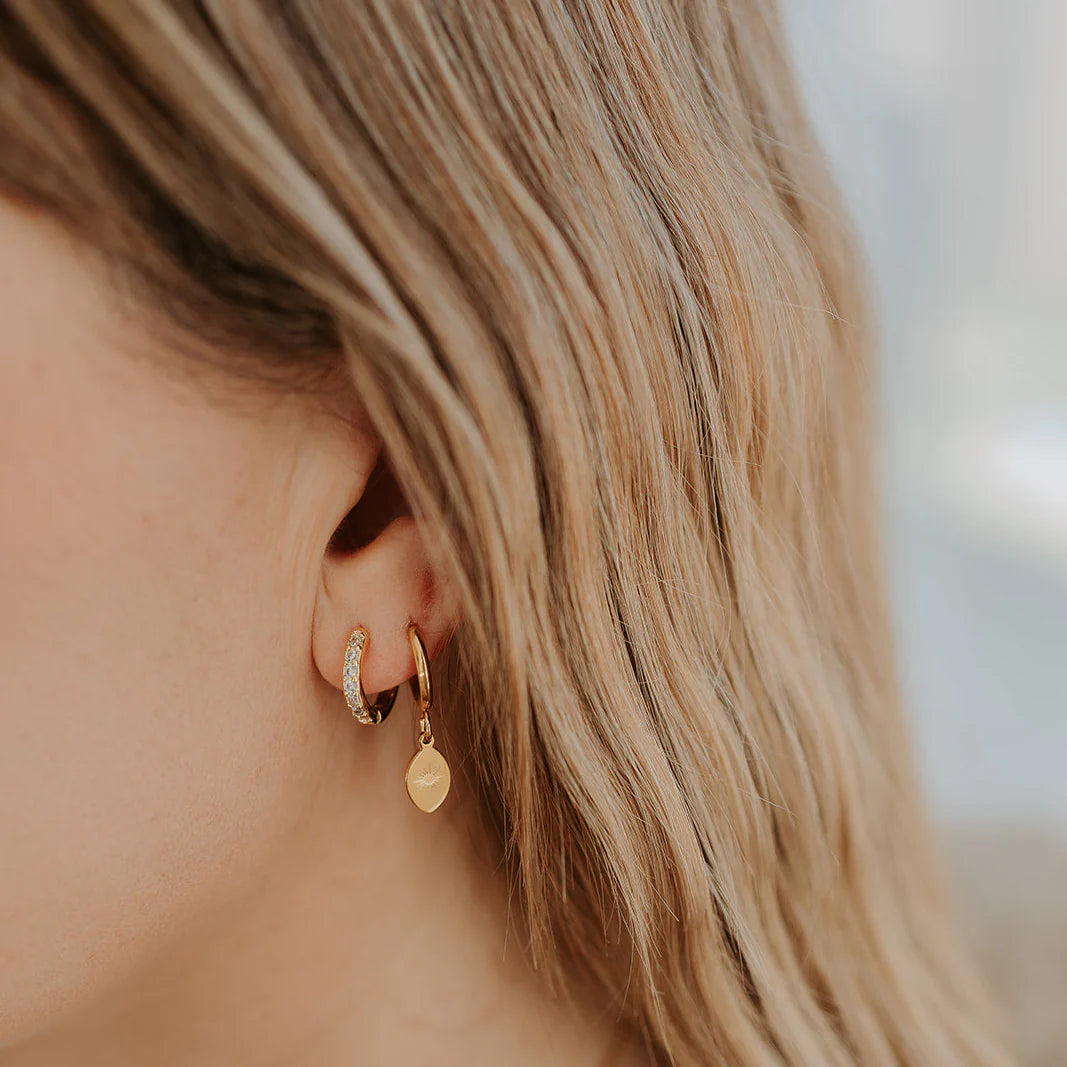 Twilight hoops - Gold