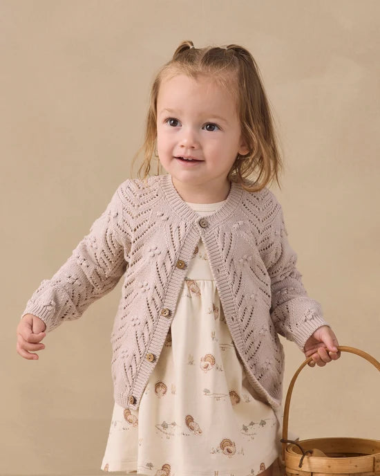 Knit cardigan Lilac mist
