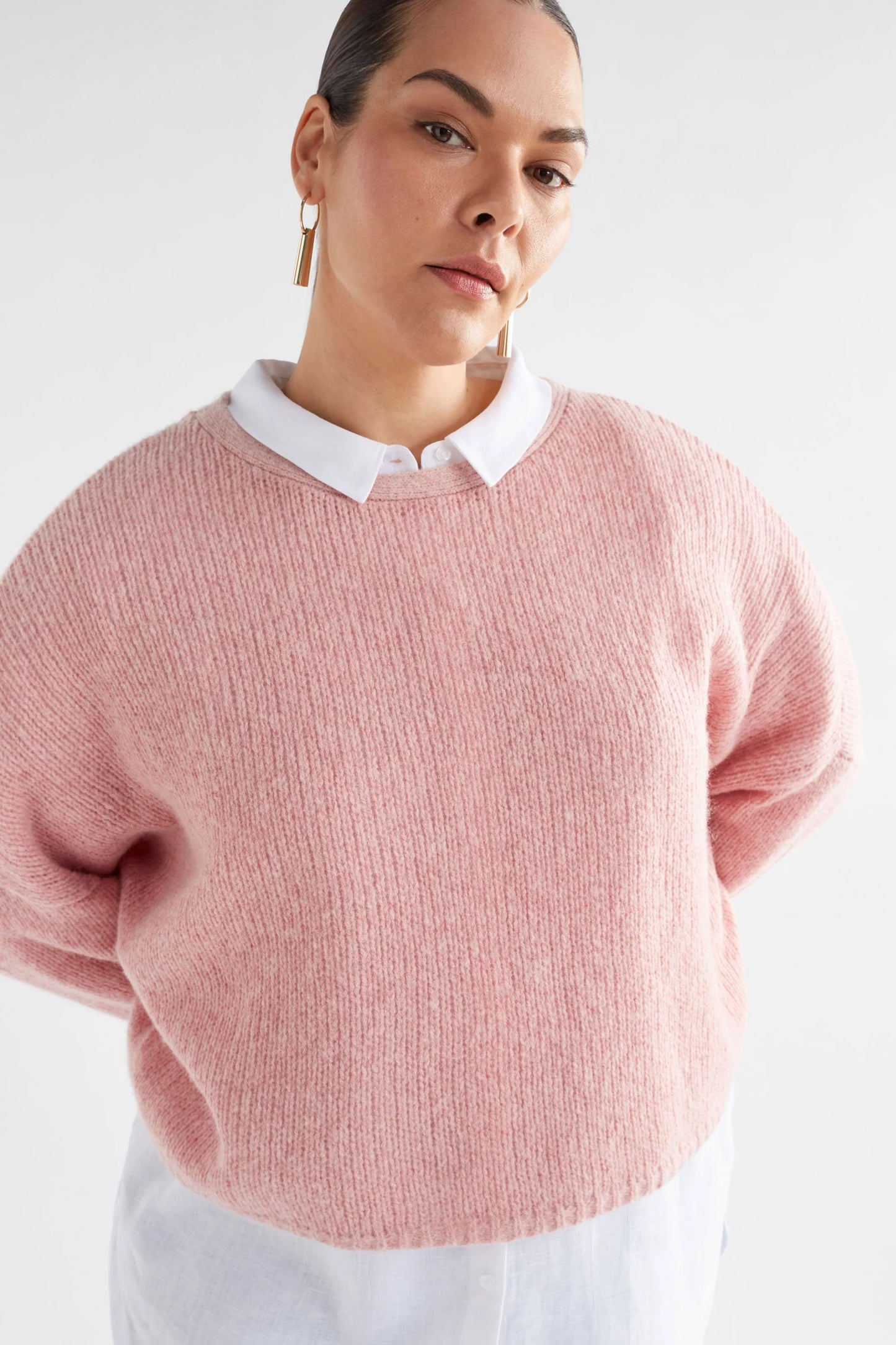 AGNA SWEATER - PINK SALT